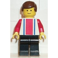 ver003 Classic Town Vertical Lines Red and Blue